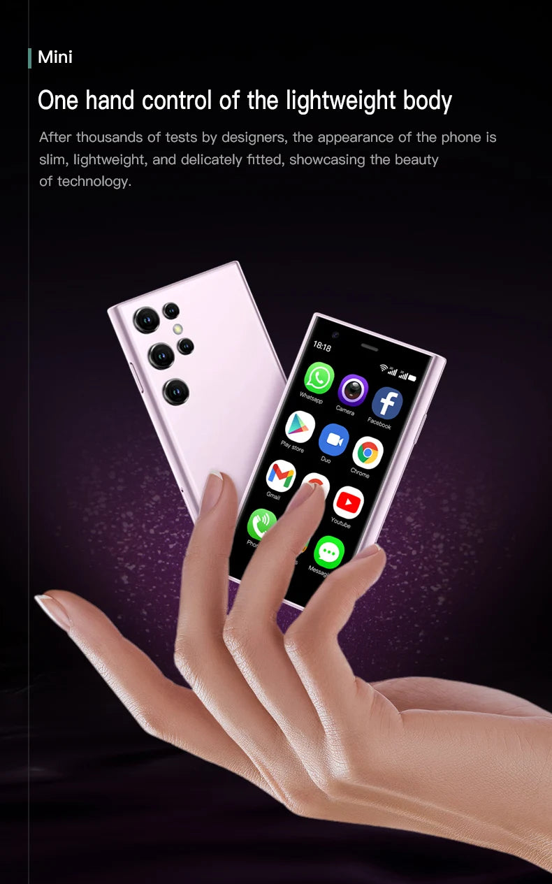 SOYES S23 Pro & Mini 24 Mini Smartphones Android 8.1 Dual SIM 3.0'' HD 1000mAh Battery WIFI Bluetooth 3G Small Mobile Phone