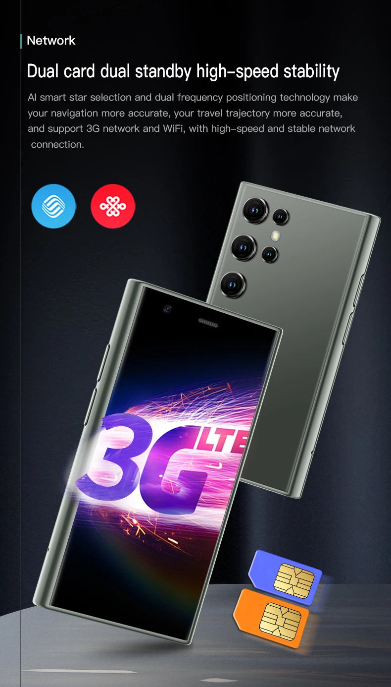 SOYES S23 Pro & Mini 24 Mini Smartphones Android 8.1 Dual SIM 3.0'' HD 1000mAh Battery WIFI Bluetooth 3G Small Mobile Phone